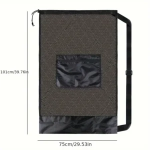 1pc Drawstring Sports Ball Bag