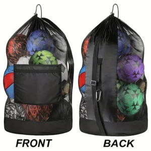 1pc Drawstring Sports Ball Bag